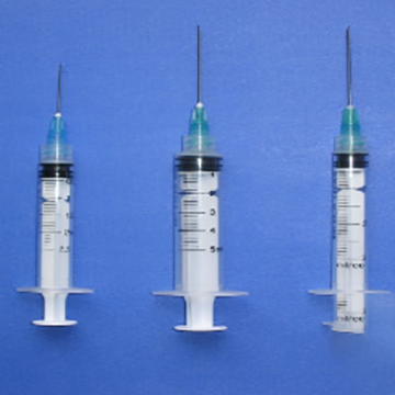 红新一次性使用无菌注射器带针(左边直口 右边螺口)